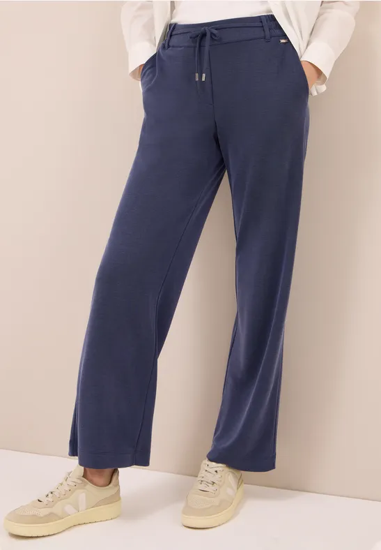 Wide Leg Hose urban dark blue