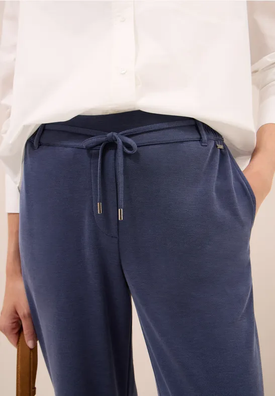 Wide Leg Hose urban dark blue