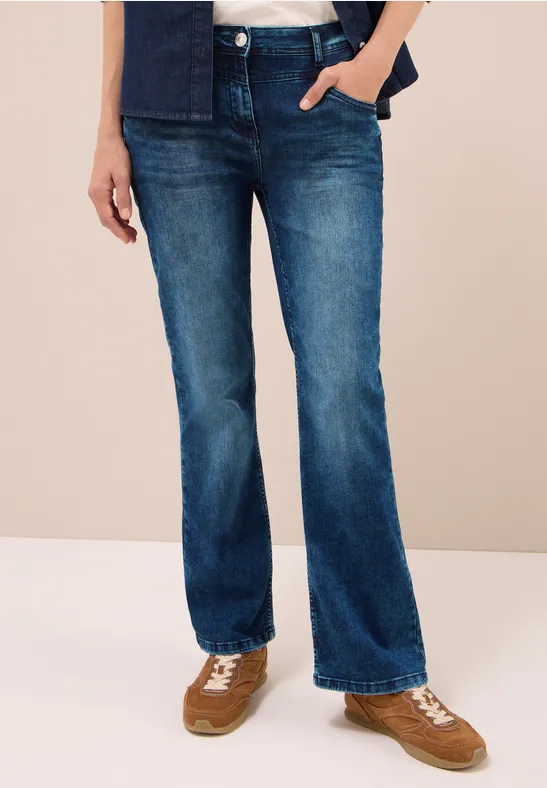 Bootcut Jeans Dark blue wash