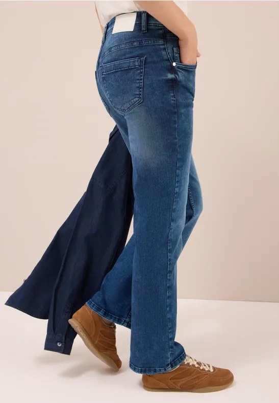 Bootcut Jeans Dark blue wash