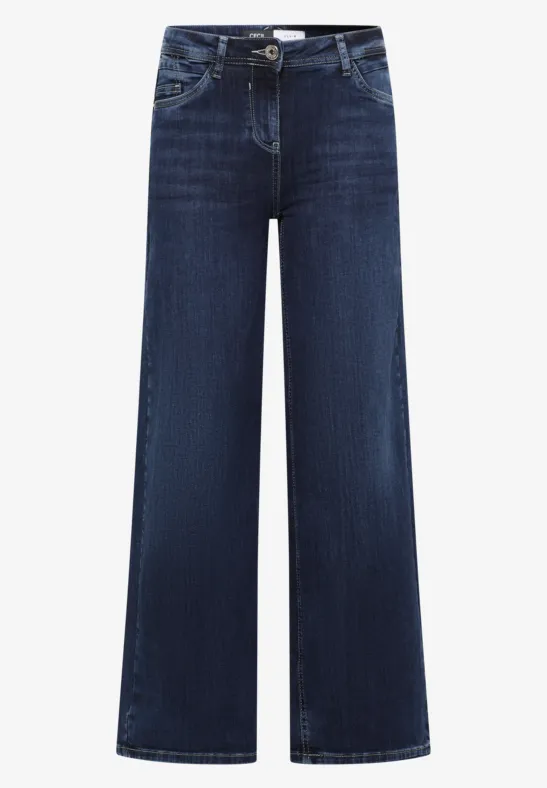 Wide Legs Jeans Dark blue wash