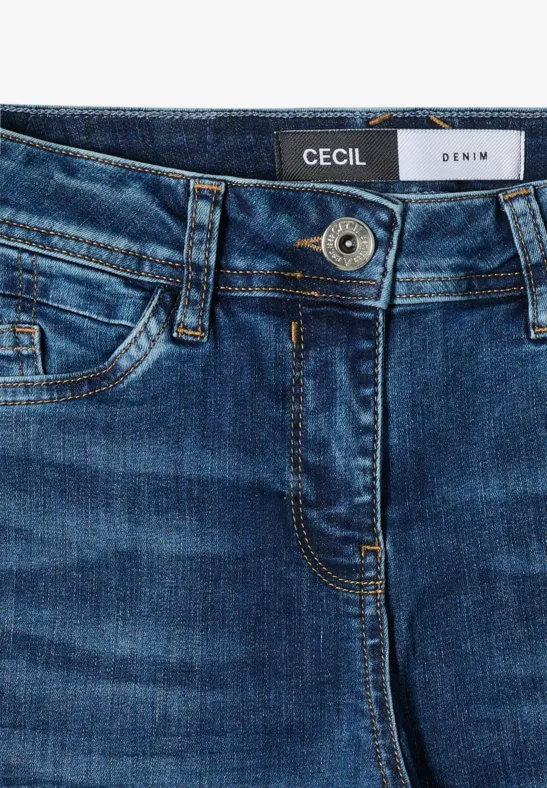 Wide Leg Jeans mid blue wash