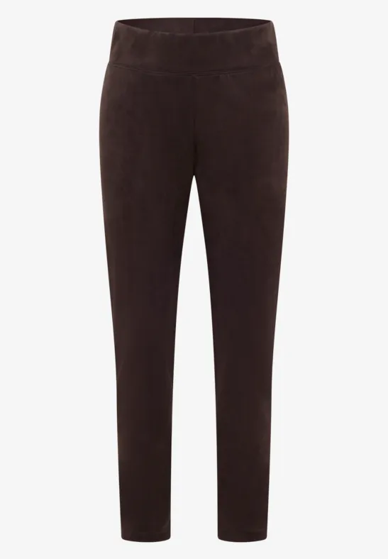 Veloursleggings tartufo brown