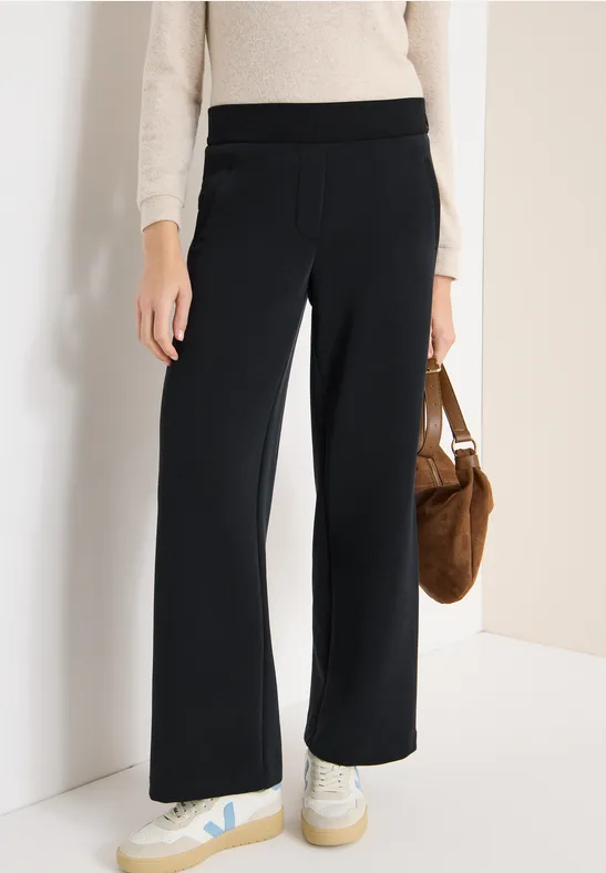 Silk Touch broek Black