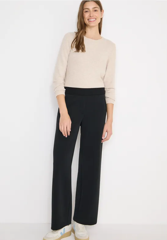 Silk Touch broek Black