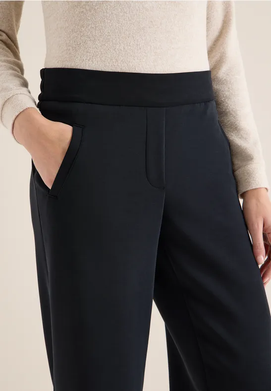 Silk Touch broek Black