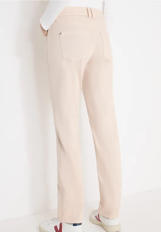 Pantalon Straight Legs grain beige