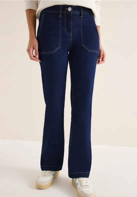 Bootcut Jeans rinsed wash