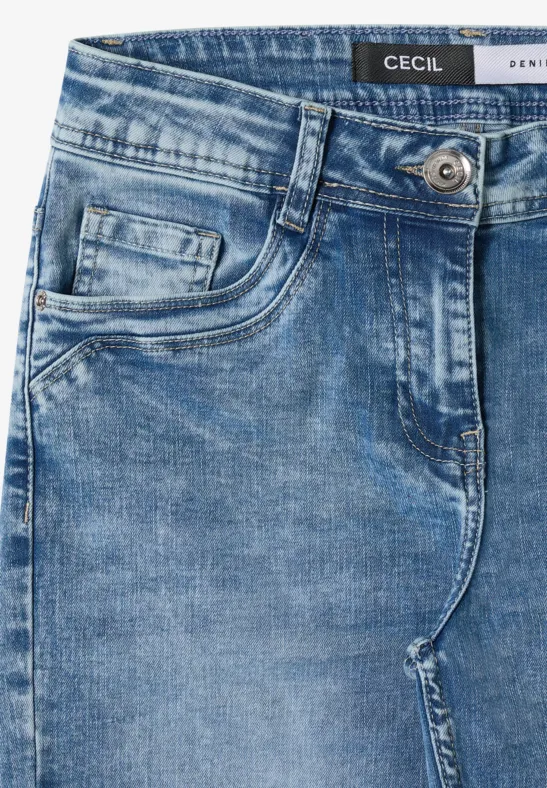 Jeans Bootcut light blue wash