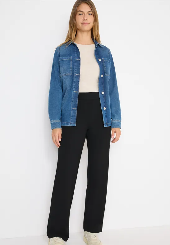 Straight Leg Hose Black