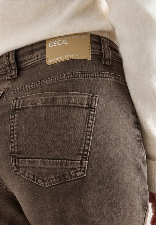 Wide Leg Jeans chocolate mousse