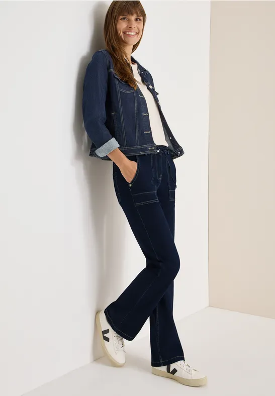 Rinsed Bootcut Jeans rinsed wash