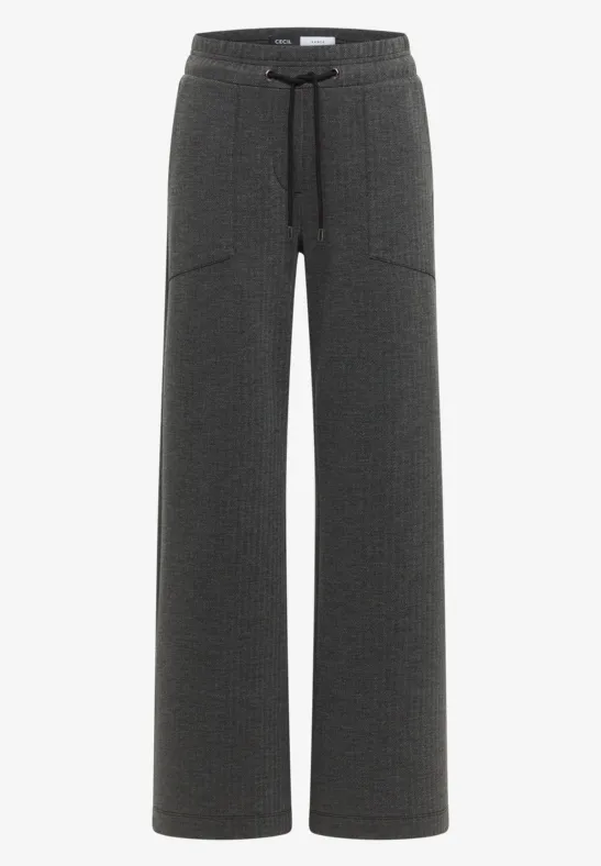 Broeken met wijde pijpen Black
