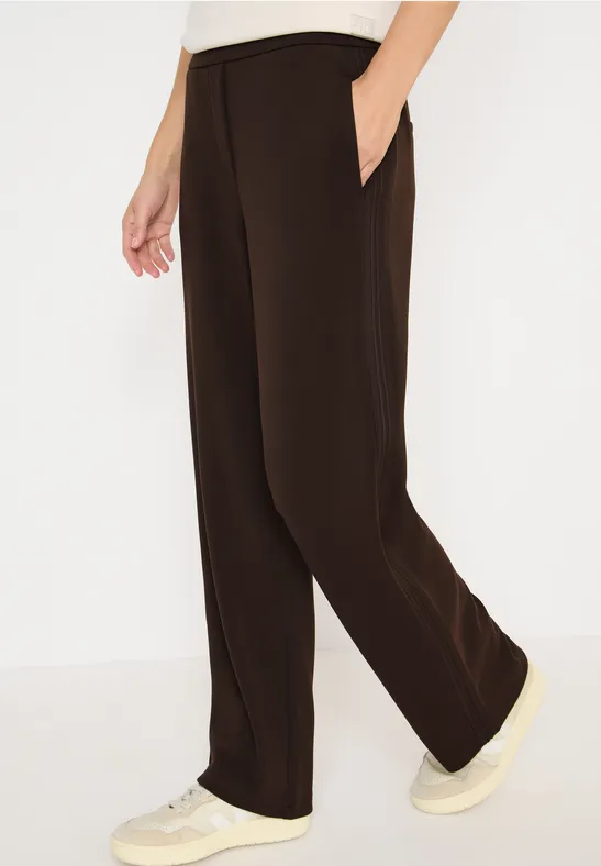 Softe Hose mit Gallostreifen tartufo brown