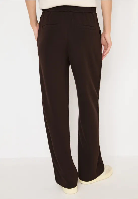Softe Hose mit Gallostreifen tartufo brown