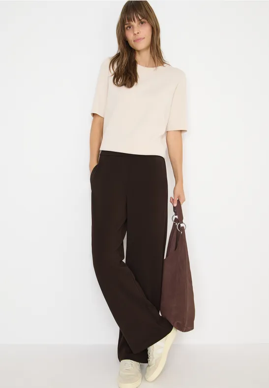 Softe Hose mit Gallostreifen tartufo brown