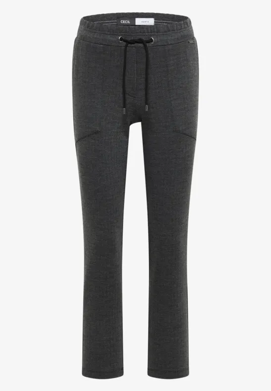 Casual Fit Hose Black