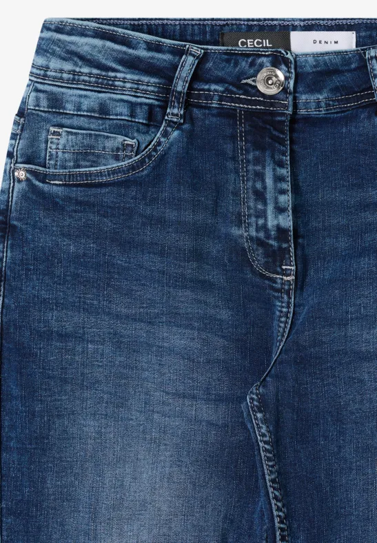 Jeans Straight Legs mid blue wash