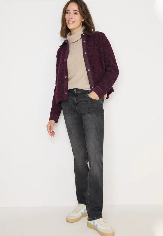 Straight Legs jeans dark grey washed