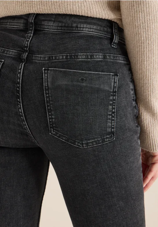 Straight Legs jeans dark grey washed