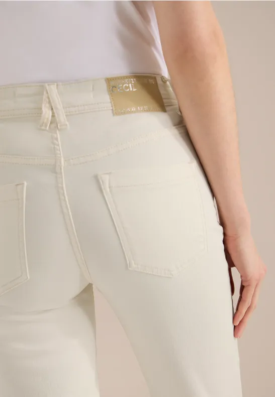 Bootcut Jeans pearl beige