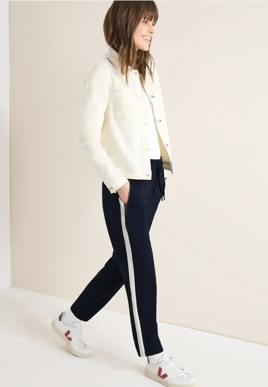 Pantalon avec Color Block Tape universal blue