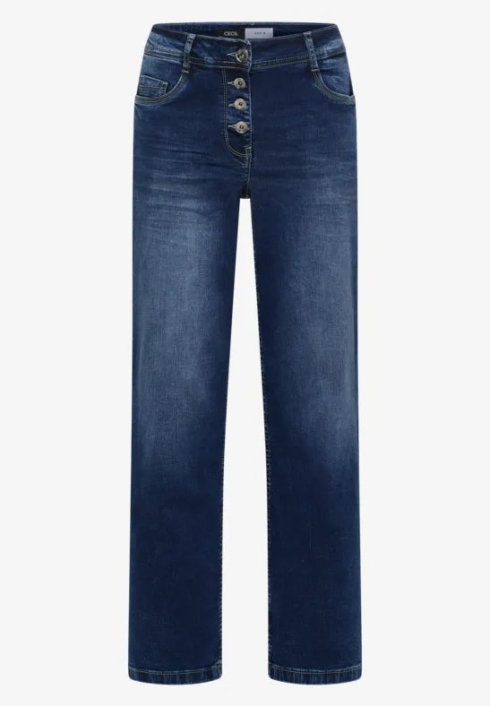Wide Legs Jeans mid blue wash