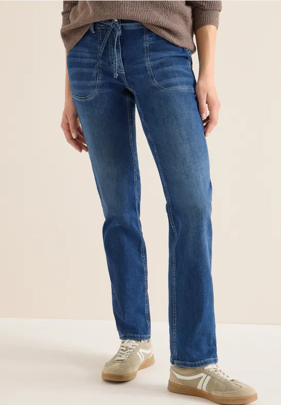 Straight Legs jeans mid blue wash
