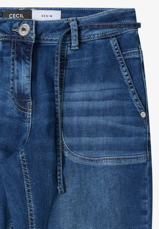 Straight Legs jeans mid blue wash