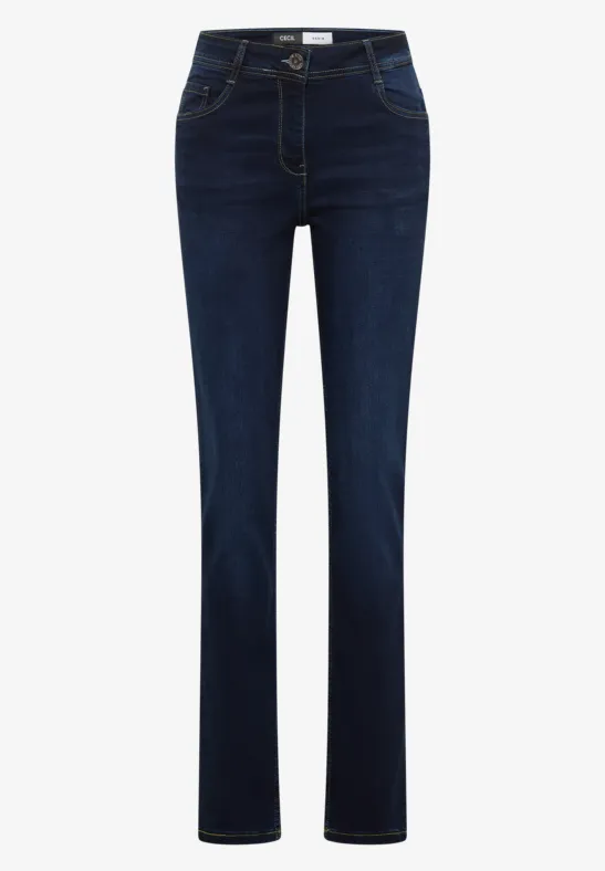 Slim Leg Jeans Dark blue wash