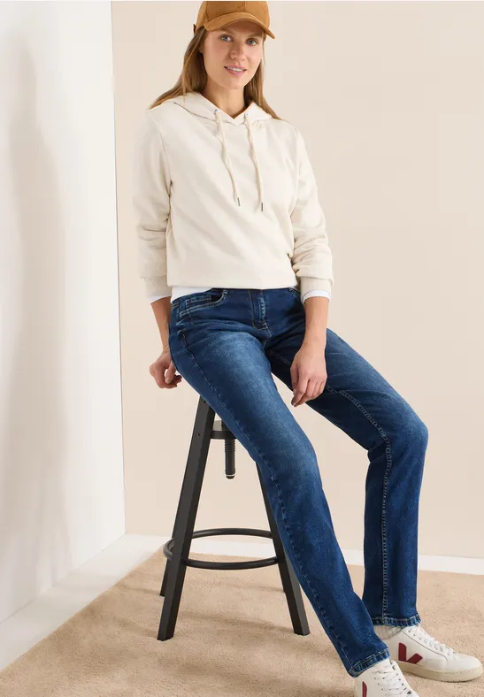 Slim Leg Jeans mid blue wash