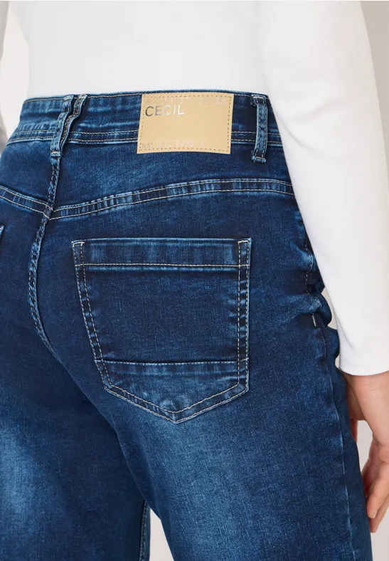 Slim Leg Jeans mid blue wash