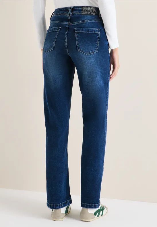 Wide Legs Jeans mid blue wash