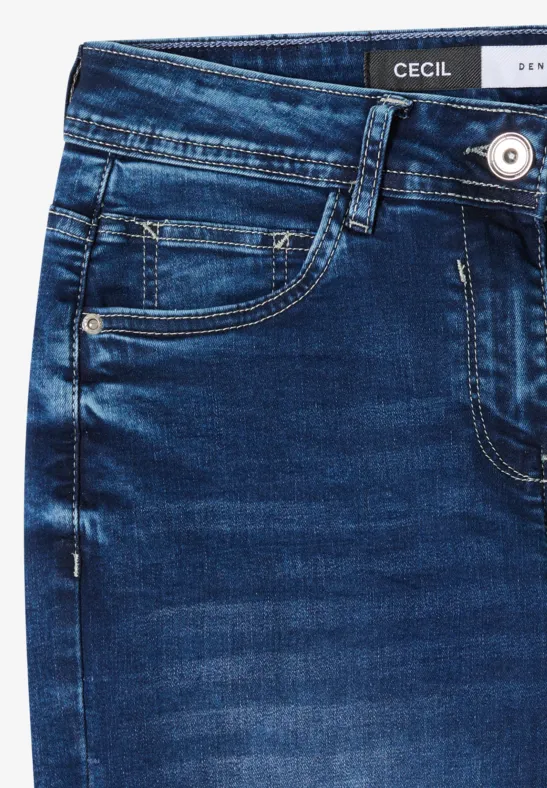 Wide Legs Jeans mid blue wash