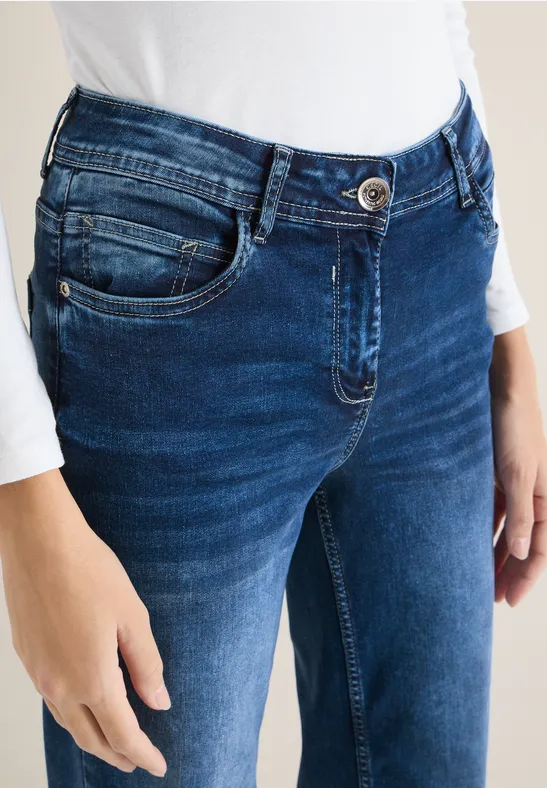 Wide Legs Jeans mid blue wash