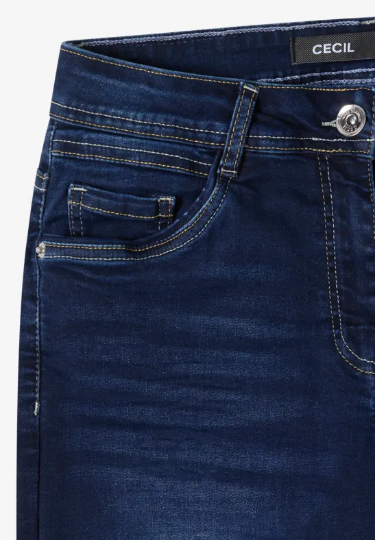 Wide Leg Jeans Dark blue wash