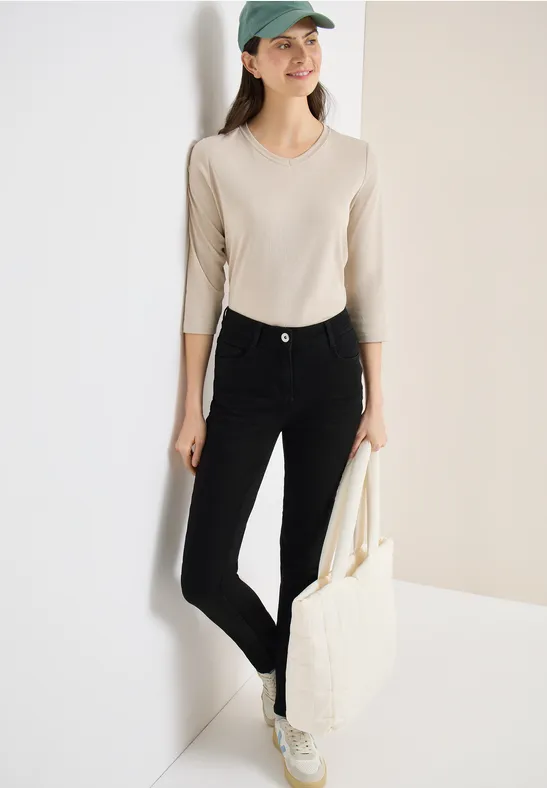 Slim Leg Jeans Black