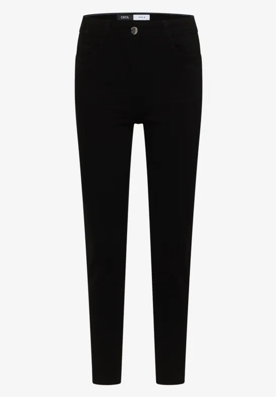 Slim Leg Jeans Black