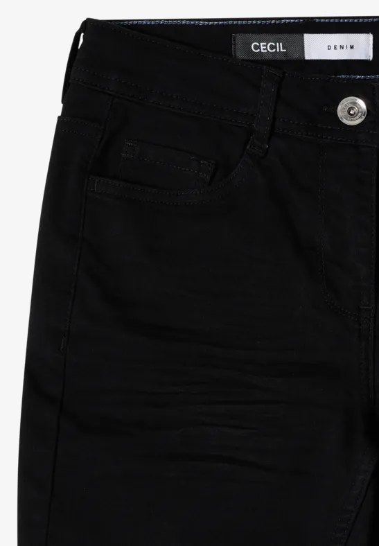 Slim Leg Jeans Black