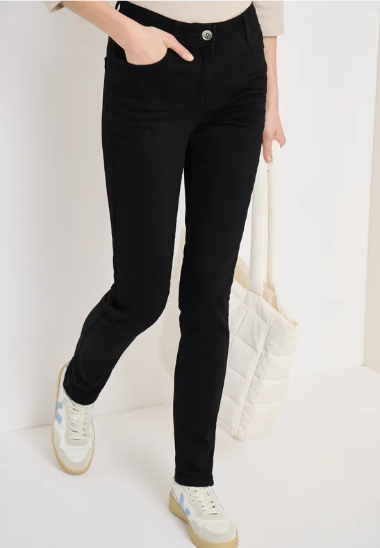 Slim Leg Jeans Black