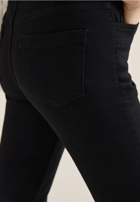 Slim Leg Jeans Black