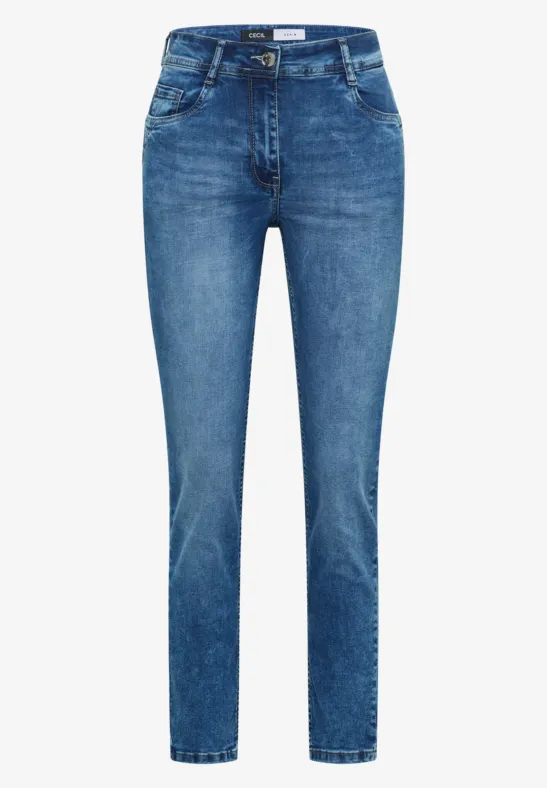 Slim Leg Jeans authentic used wash