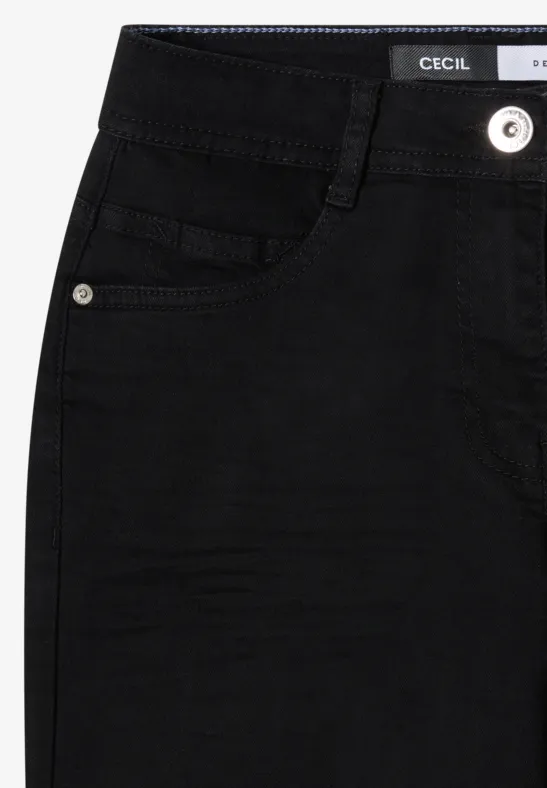 Wide Leg Jeans Black