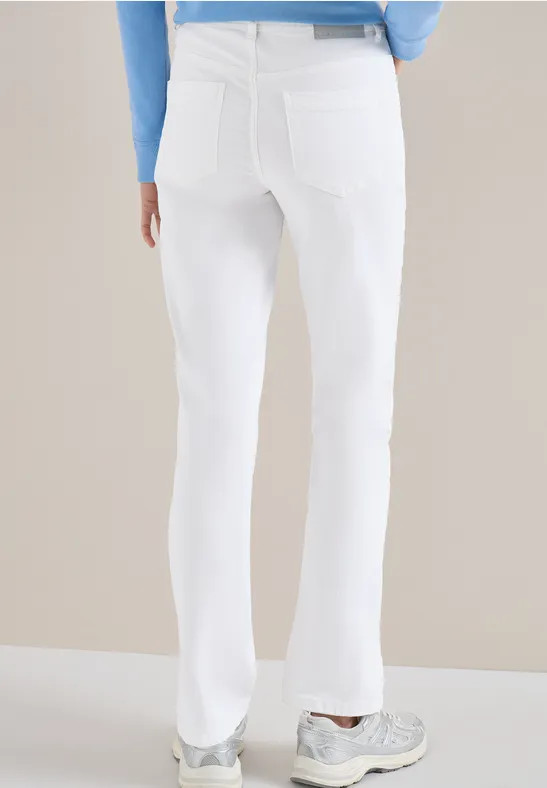 Straight Leg Jeans White
