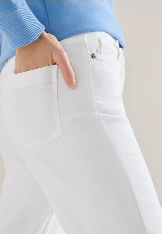 Straight Leg Jeans White