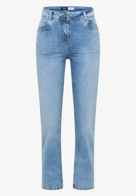 Jeans Straight Legs light blue washed