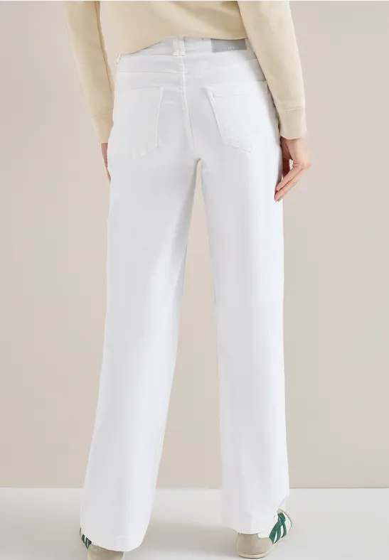 Wide Leg Jeans White