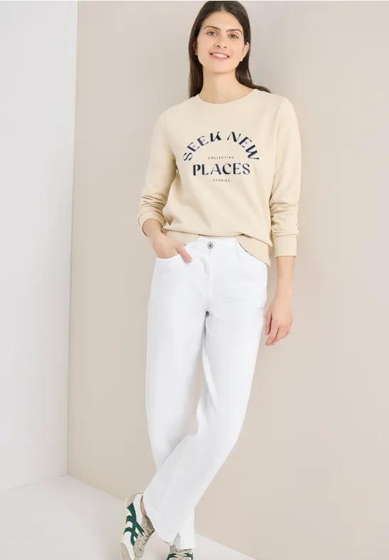 Wide Leg Jeans White