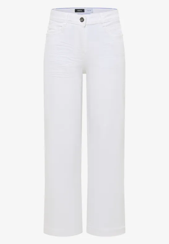 Wide Leg Jeans White
