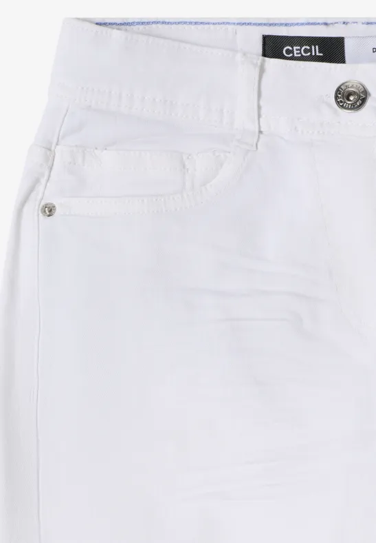 Wide Leg Jeans White